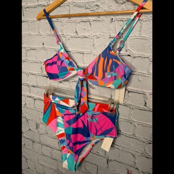 NWT Raisins Tropica 2 piece swimsuit. Small - Picture 7 of 9